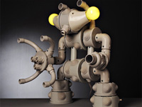 Роболампа – настольная лампа робот