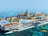 Крейсерская яхта Улицы Монако