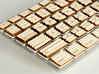 Деревянная сенсорная клавиатура