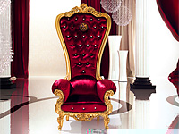 Кресло трон Caspani из Италии