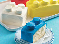 Разноцветный кекс Lego