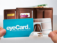 Увеличительная карта eyeCard вместо очков