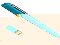 Авторучка с USB флешкой