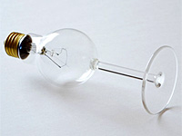 Креативная лампочка из бокала