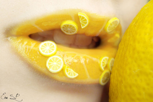 Модные губки в лимоне