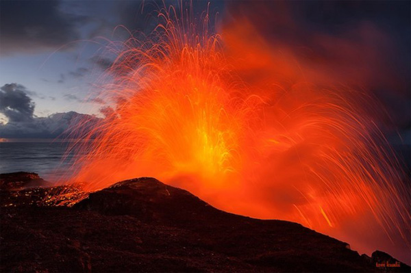 Гавайский вулкан фото